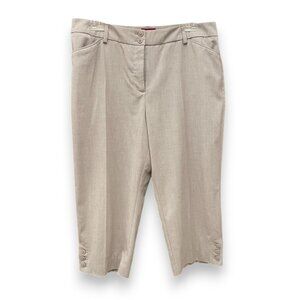 212 Collection Sand Capri Dress Pants Petite 12